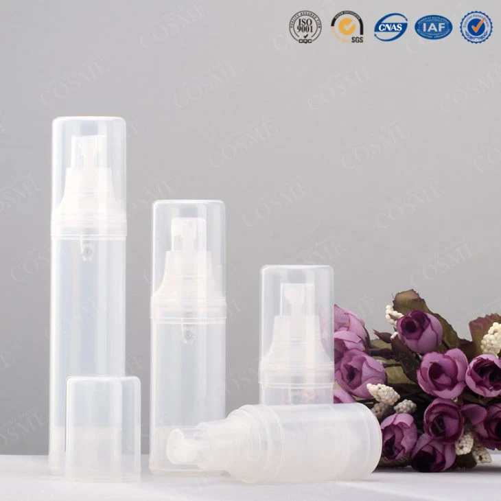 clear cosmetic bottle 