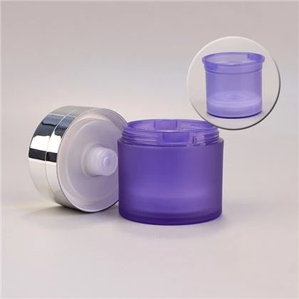 Tarro sin aire cosmético recargable de 30 ml y 50 ml